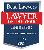 Lawyer of the Year Badge - 2021 - Labour and Employment Law