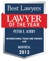 Lawyer of the Year Badge - 2013 - International Trade and Finance Law