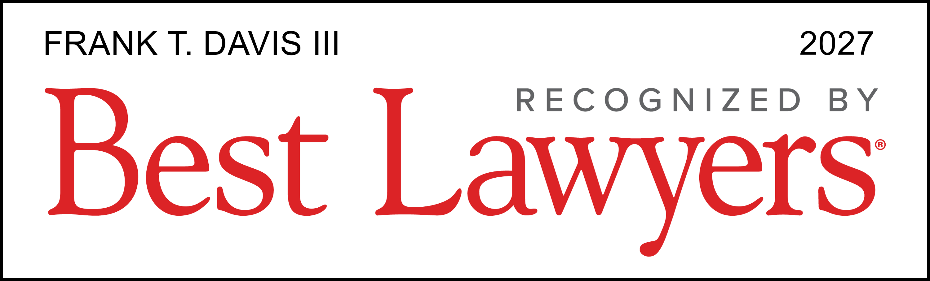 Best Lawyers Award Badge