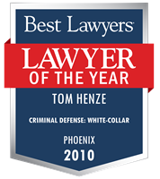 Lawyer of the Year Badge - 2010 - Criminal Defense: White-Collar