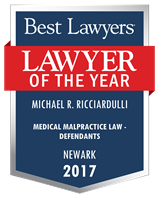 Lawyer of the Year Badge - 2017 - Medical Malpractice Law - Defendants