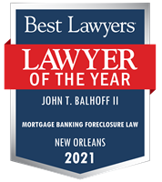 Lawyer of the Year Badge - 2021 - Mortgage Banking Foreclosure Law