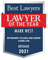 Lawyer of the Year Badge - 2021 - Retirement Villages and Senior Living Law