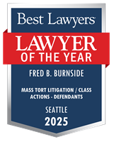 Lawyer of the Year Badge - 2025 - Mass Tort Litigation / Class Actions - Defendants