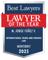 Lawyer of the Year Badge - 2025 - International Trade and Finance Law