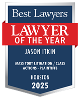 Lawyer of the Year Badge - 2025 - Mass Tort Litigation / Class Actions - Plaintiffs