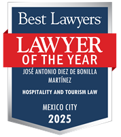 Lawyer of the Year Badge - 2025 - Hospitality and Tourism Law