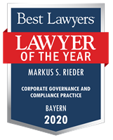 Lawyer of the Year Badge - 2020 - Corporate Governance and Compliance Practice