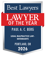 Lawyer of the Year Badge - 2026 - Legal Malpractice Law - Defendants