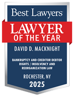 Lawyer of the Year Badge - 2025 - Bankruptcy and Creditor Debtor Rights / Insolvency and Reorganization Law