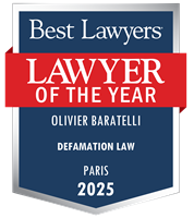 Lawyer of the Year Badge - 2025 - Defamation Law