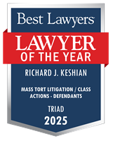 Lawyer of the Year Badge - 2025 - Mass Tort Litigation / Class Actions - Defendants