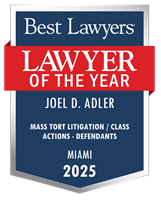 Lawyer of the Year Badge - 2025 - Mass Tort Litigation / Class Actions - Defendants