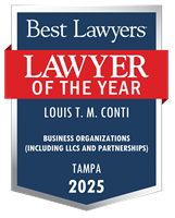 Lawyer of the Year Badge - 2025 - Business Organizations (including LLCs and Partnerships)