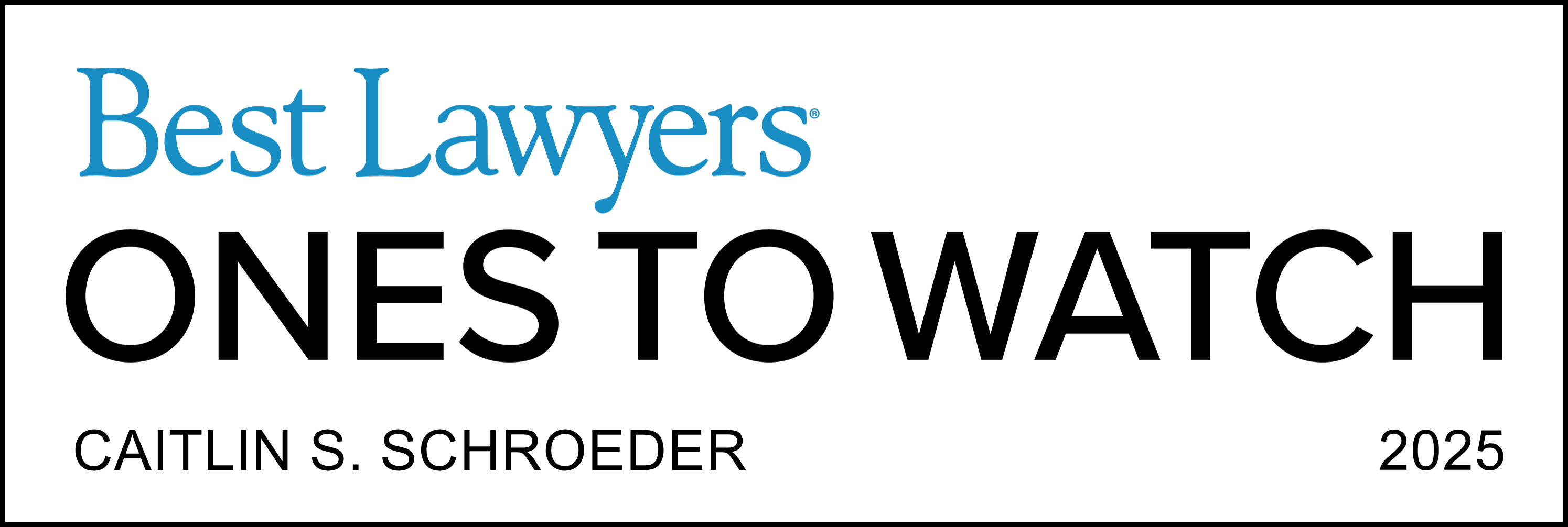 Ones To Watch - Lawyer Logo