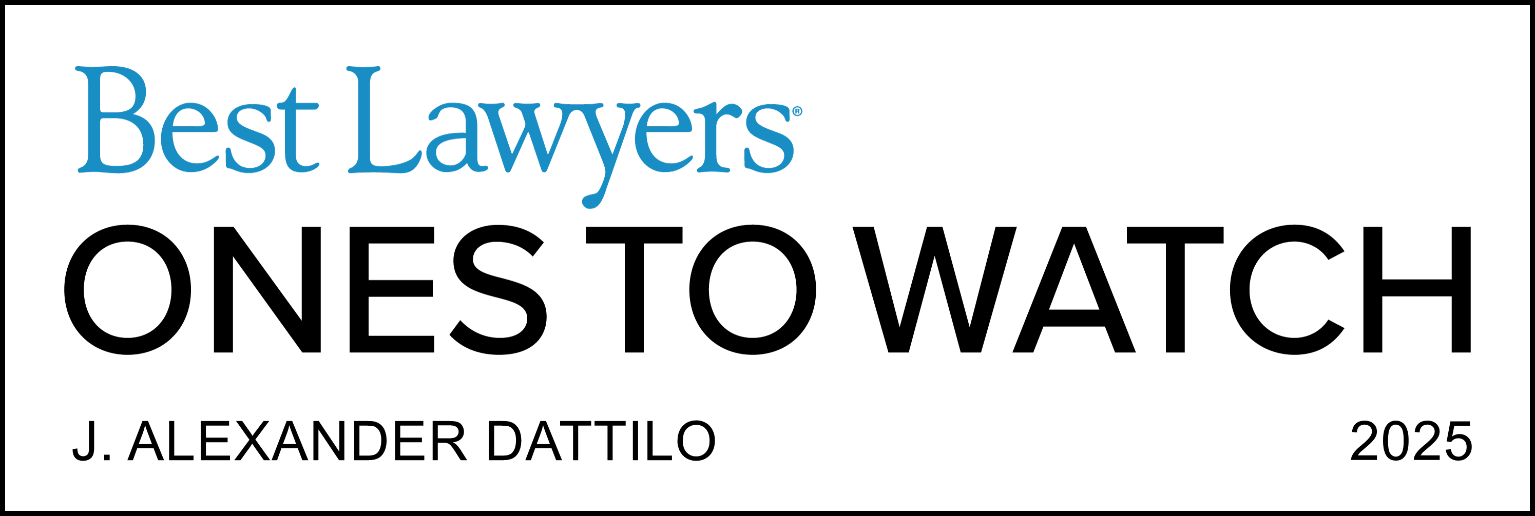 Ones To Watch - Lawyer Logo