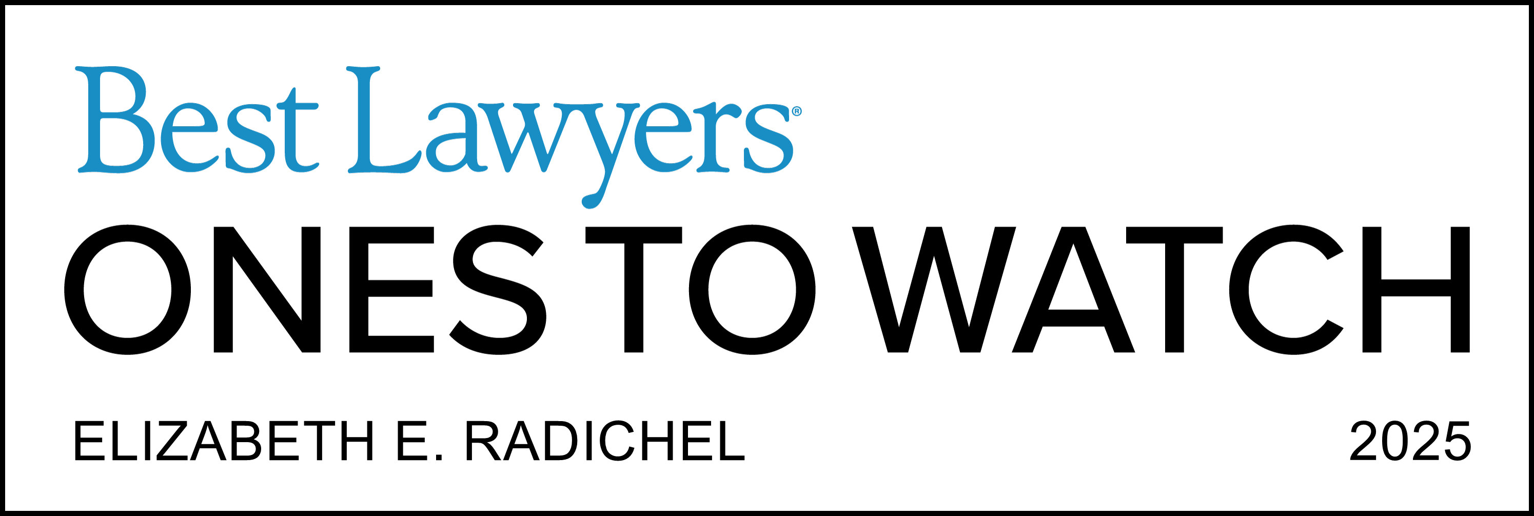 Ones To Watch - Lawyer Logo