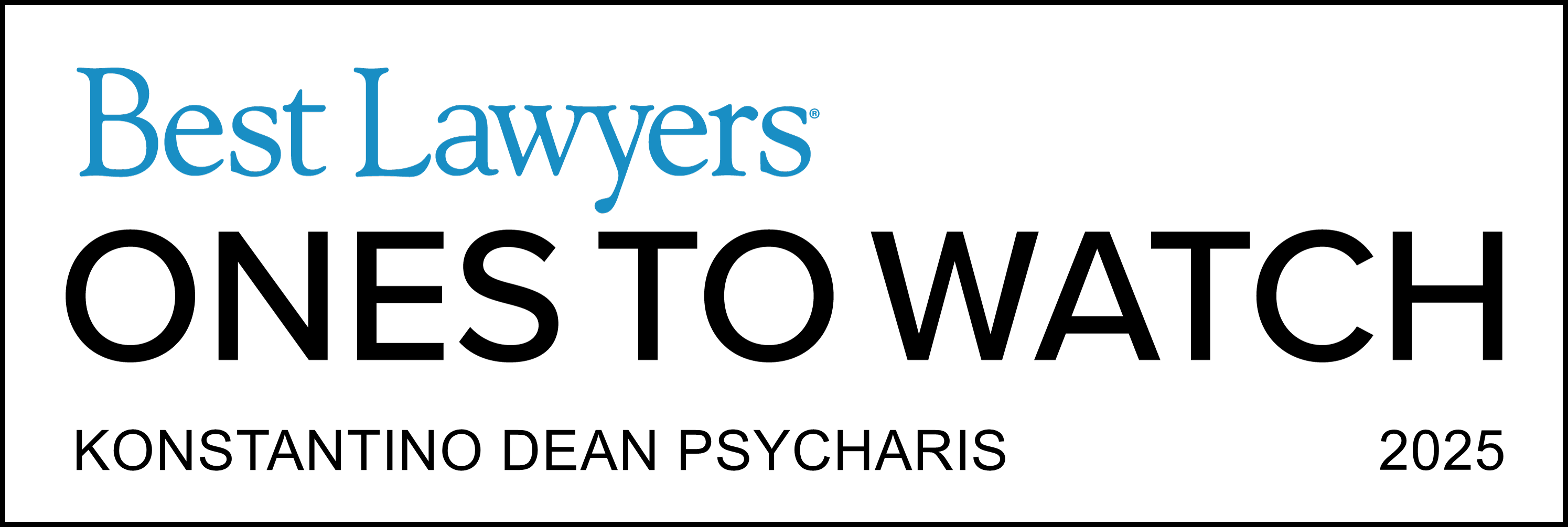 Ones To Watch - Lawyer Logo