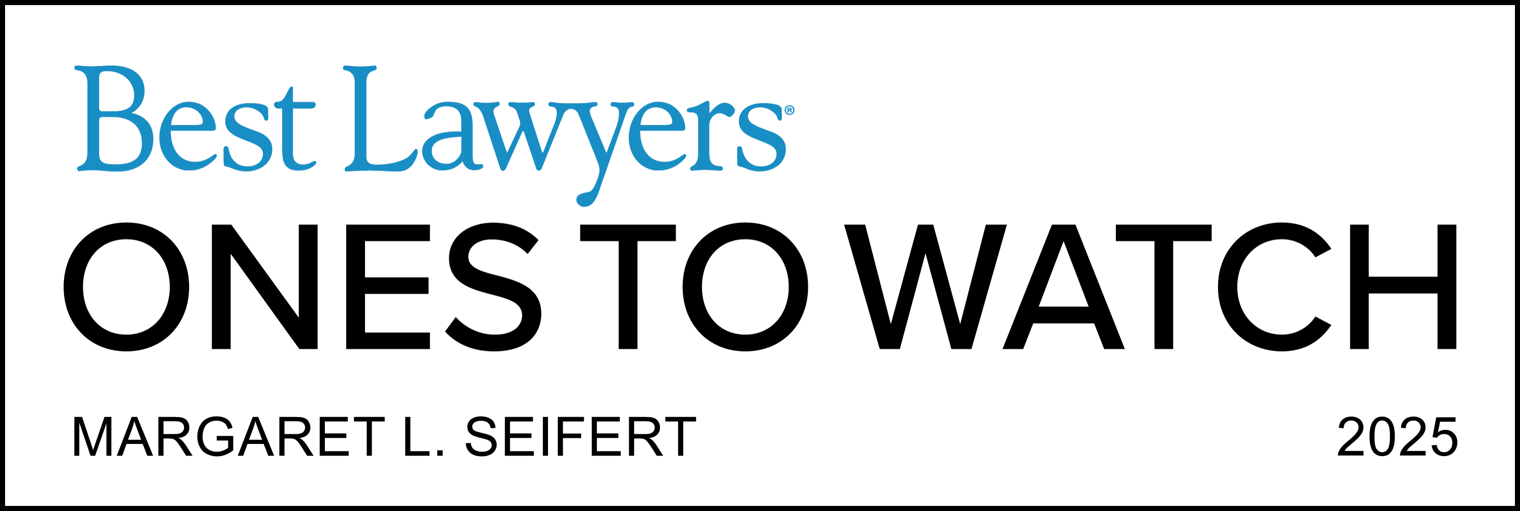 Ones To Watch - Lawyer Logo