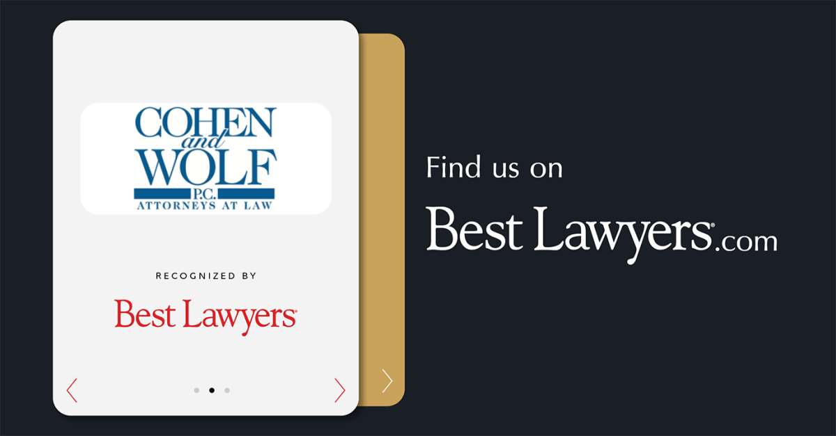 Cohen and Wolf P.C. United States Firm Best Lawyers