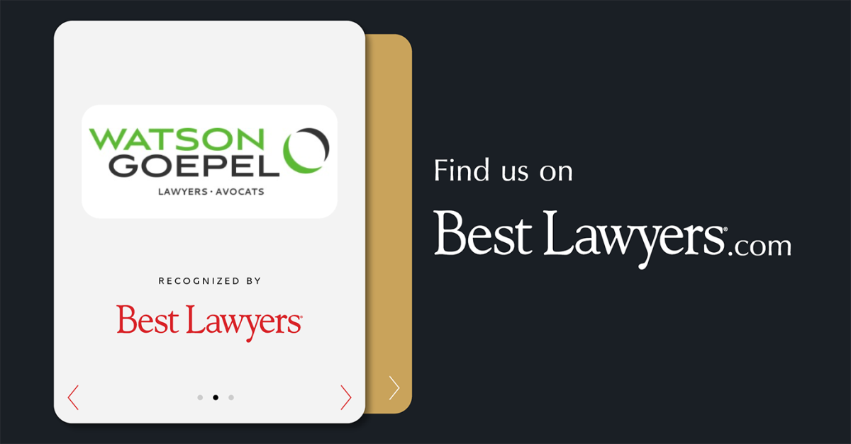 Watson Goepel LLP - Canada Firm | Best Lawyers